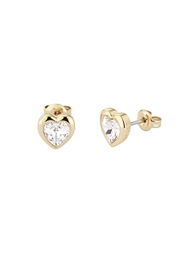 Ted Baker London Han Crystal Heart Stud Earrings For Women (Gold Tone/Crystal) #TOP2