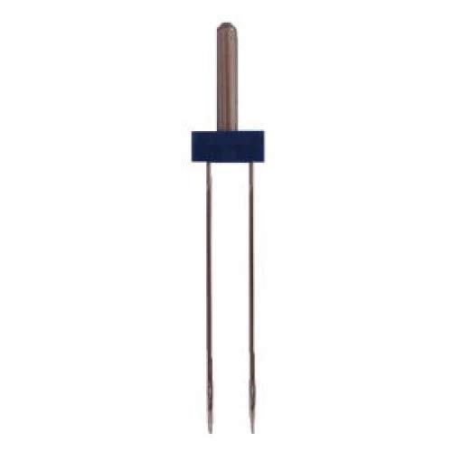 Lot De 2 Aiguilles Schmetz Stretch Twin Pour Machine à Coudre - Taille 4.0/75 - Pour Tissus Extensibles
