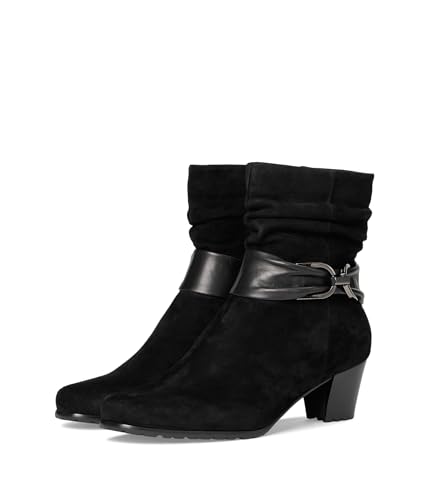 David Tate Womens Corona Slouchy Leather Mid-Calf Boots