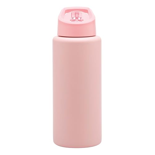 Smash Stainless Steel Reusable 1 litre water bottle - Peach