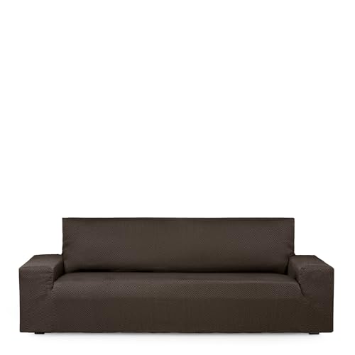 Housse de canapé extensible Eysa Luz marron 4 places ultra résistante - 2