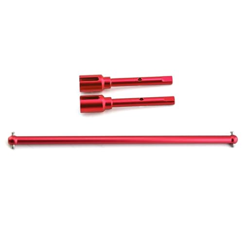 Chanmoo RC TT-02 Full Set Upgrade Kit Aluminum Drive Shaft Swing Arm Steering Cup CVD Bumper Motor Base Suspension Arms For Tamiya TT02 Upgrade Part 1/10 On Road Touring Rally Racing Car (Red 21PCS) - Thumbnail 3