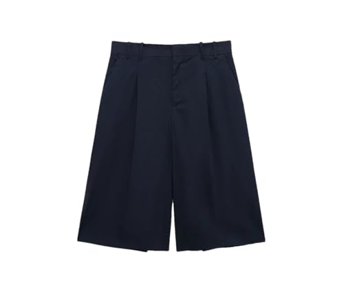 Short d'été vintage plissé idéal pour les terrasses ensoleillées