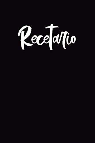 Recetario: Libreta a rayas pequeña, libro de recetas en blanco para escribir. Regalo original perfecto para hombre, mujer. Para cualquier ocasión, cumpleaños, navidad, amigo invisible…