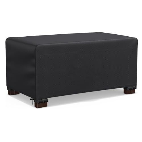 OOOXZO Housse de Protection Table de Jardin Rectangulaire 120x50x50cm/LxWxH Bache de Protection Exterieur Table imperméable - Coupe-Vent - Résistante aux UV...