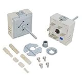 Infinite Burner Switch Kit, 240V, 13A, Voltage Sensing Type, Compatible With GE, Electrolux, Whirlpool, & Maytag Electric Range (WB21X5243