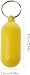 2 Pcs Yellow Floating Keychain Pills-Shape Float Key Rings for Boat Sailings Kayak Surfing Water Sports Floating Key Chain Sports Fan Key Chains Car Keychains Car Accessories, Sports Fan Key Chains