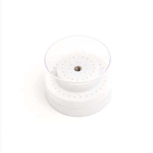 Miniatura 2 de Bloque redondo dental de 60 fresas de bloque, blanco Bur Block para laboratorio dental Burs Organizer