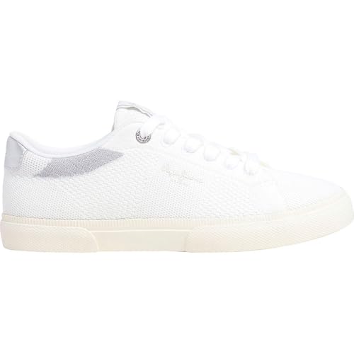 Pepe Jeans Knit Sneakers White : chaussures légères pour vos sorties estivales