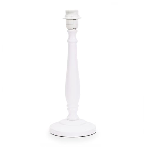 ValueLights | Traditional White Wood Candlestick Table Lamp Base for Living Room Bedroom | Table Lamps, Home Décor & Improvement Essential