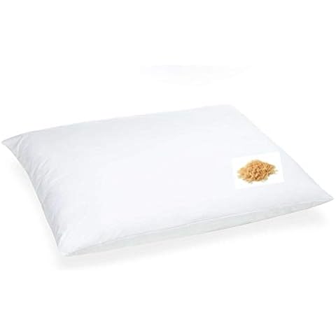 zirbenkissen24 XXL filling, premium pine cushion, 20 x 30 cm, hand pillow, travel pillow, for a soothing effect, with soft pine wood shavings, cover 100% organic cotton Cover