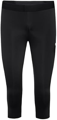 GORE WEAR Mallas 3/4 de running Impulse para hombre, M, Negro