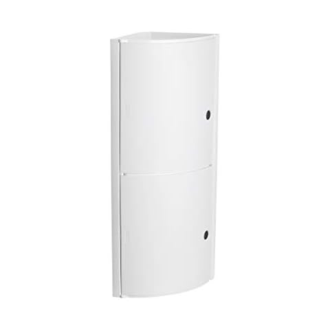 TATAY Corner Cabinet, Polypropylene, White, One Size Cover