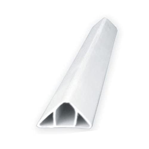 Smusso paraspigolo pilastri angolare mm 32x15 barra 2 mt in Pvc rigido plastica per pilastri e travi in calcestruzzo cls Made in Italy (10)