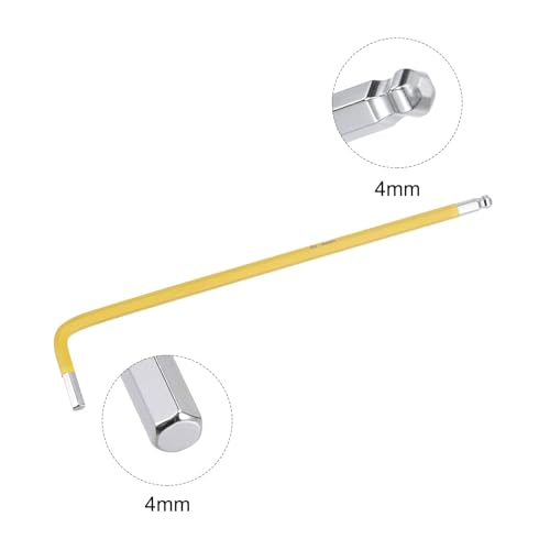 TOP-VIGOR 4Pcs 4mm Ball End Hex Key Wrench - Image 3