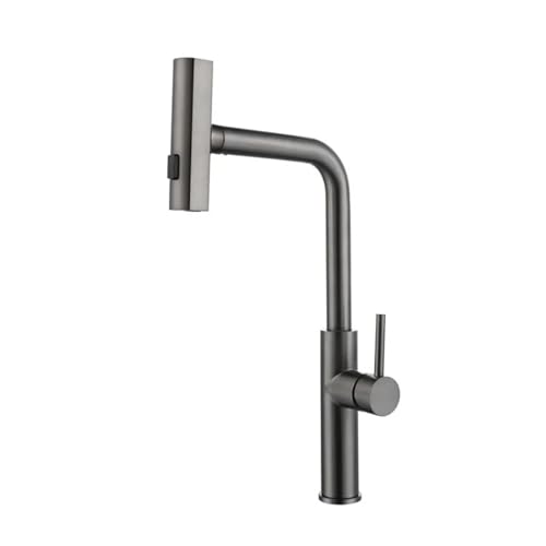 Mitigeur d'évier cascade extractible en inox 304 pour stopper les éclaboussures