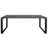 OFILIKE. Mesa de Oficina. Estructura Metálica de Marco Cerrado. Mesa para Hogar, Oficina, Despacho. Entrega 3-5 Días. (Gris Grafito, 180x80)