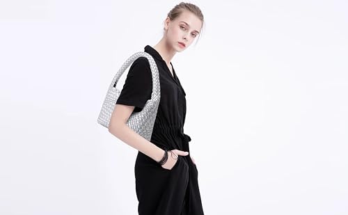 Image of Shoulder Hobo Bags for Women,Summer Beach and Travel Mini Cute Tote Bag,Soft Vegan Leather Underarm Purse for Daily | Soft Underarm Bags