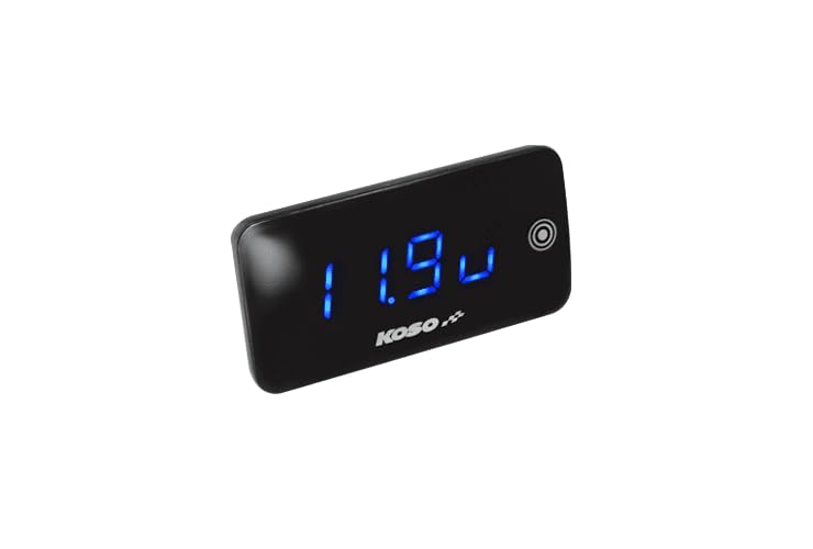 Voltmètre bleu Slim Line New Generation pour éviter les pannes de batterie