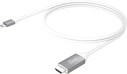 j5 create JCC153G USB Type-C to 4K HDMI�P�[�u�� 1.8m