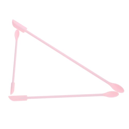 HOLIDYOYO 3pcs Silicone Beauty Spatula Set Makeup Lotion Scraper for Cosmetics Skincare Body Lotion Shampoo Conditioner Reusable Comfortable