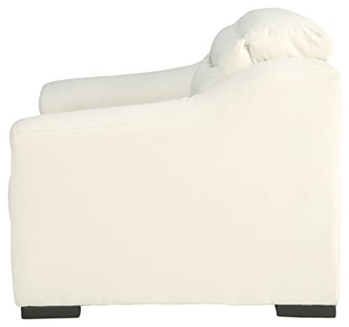 Signature Design By Ashley Next-Gen Gaucho Modern Tufted Faux Leather Power Recliner With Adjustable Headrest, White #TOP6