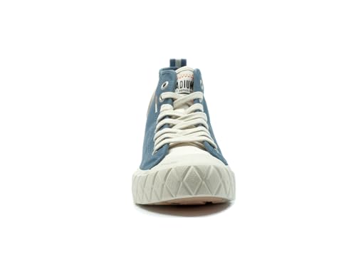 Image of Palladium Unisex Palla Ace Mid Organic Canvas Lace Up Sneaker