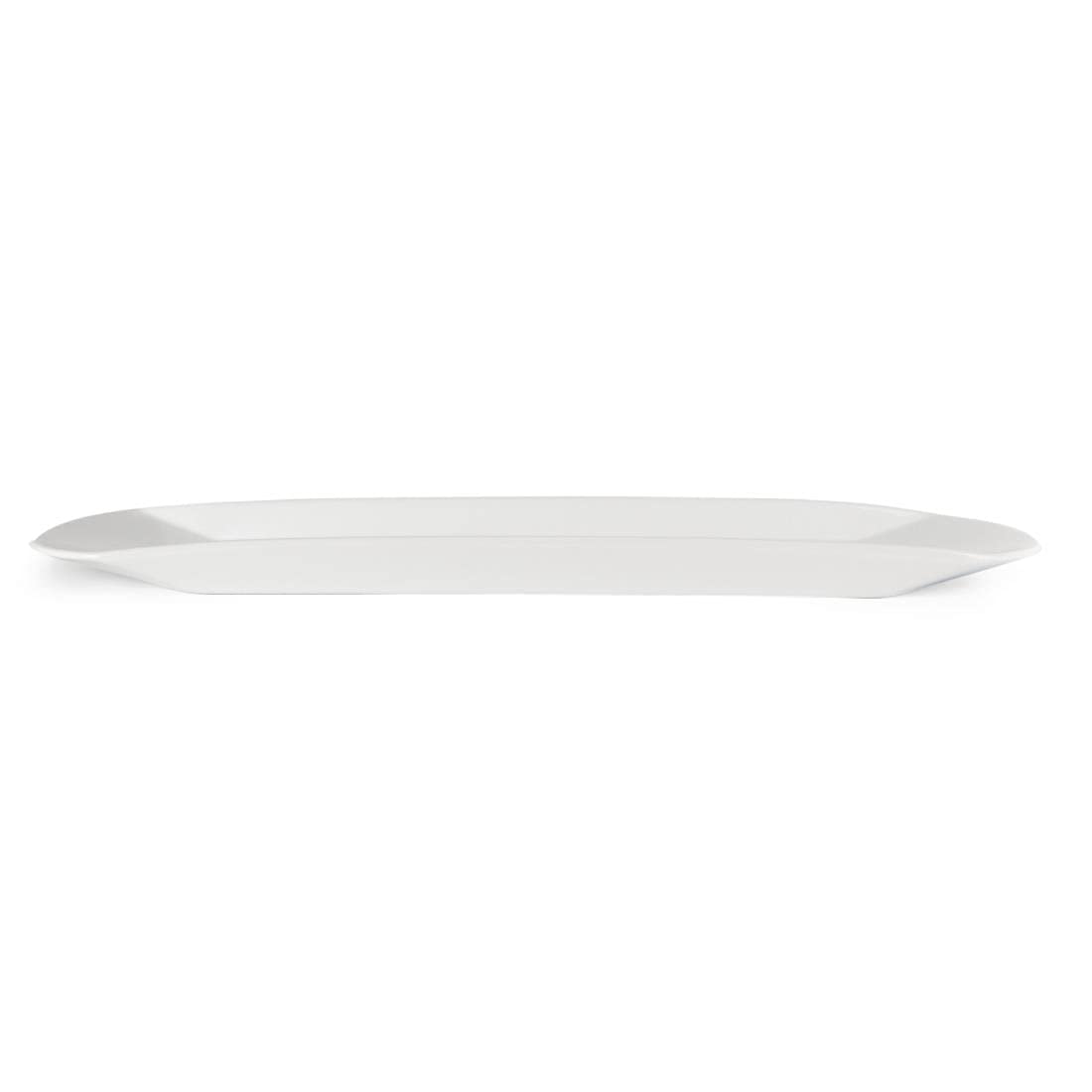 Olympia Gondola talerz 650 x 190 mm porcelanowa biała taca do serwowania bezpieczna w zamrażarce