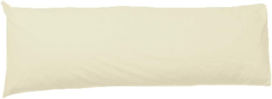 Ridas Bolster Pillowcases 100% Polycotton Blend product 4.6 Feet (54"), Cream