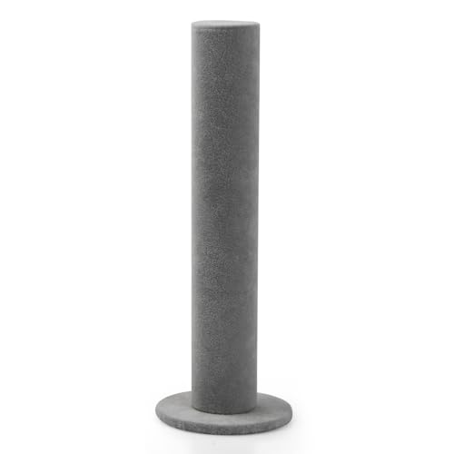 Cozlly 1 x uchwyt na gumkę, pionowy uchwyt na bransoletkę, 5 x 30 cm, uchwyt na gumkę do włosów, stojak na bransoletki, dla dziewcząt, kobiet, szary
