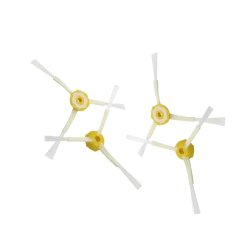 Cepillo lateral con cerdas de nylon de alta densidad compatible con Roomba en pack de 4 4