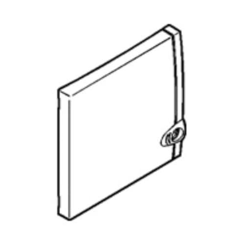 Legrand 001328 Porte IP40 IK07 pour Coffret Capacité Mini 8 à 9 Modules, Clair