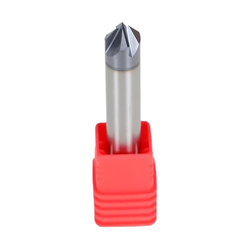 Image of 3 /8 Inch Helix Carbide End Mill 90 Degree Double End ATialn Coated 4 Flute