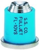 TeeJet FullJet FL-10VS Wide Angle Full Cone Spray Nozzle (Pack of 6) - Visiflo - 1.0 gpm @ 40 psi