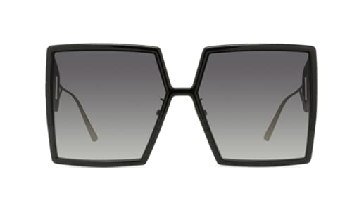 DIOR Woman Sunglasses Black & Gold Frame, Smoke Lenses, 58MM2