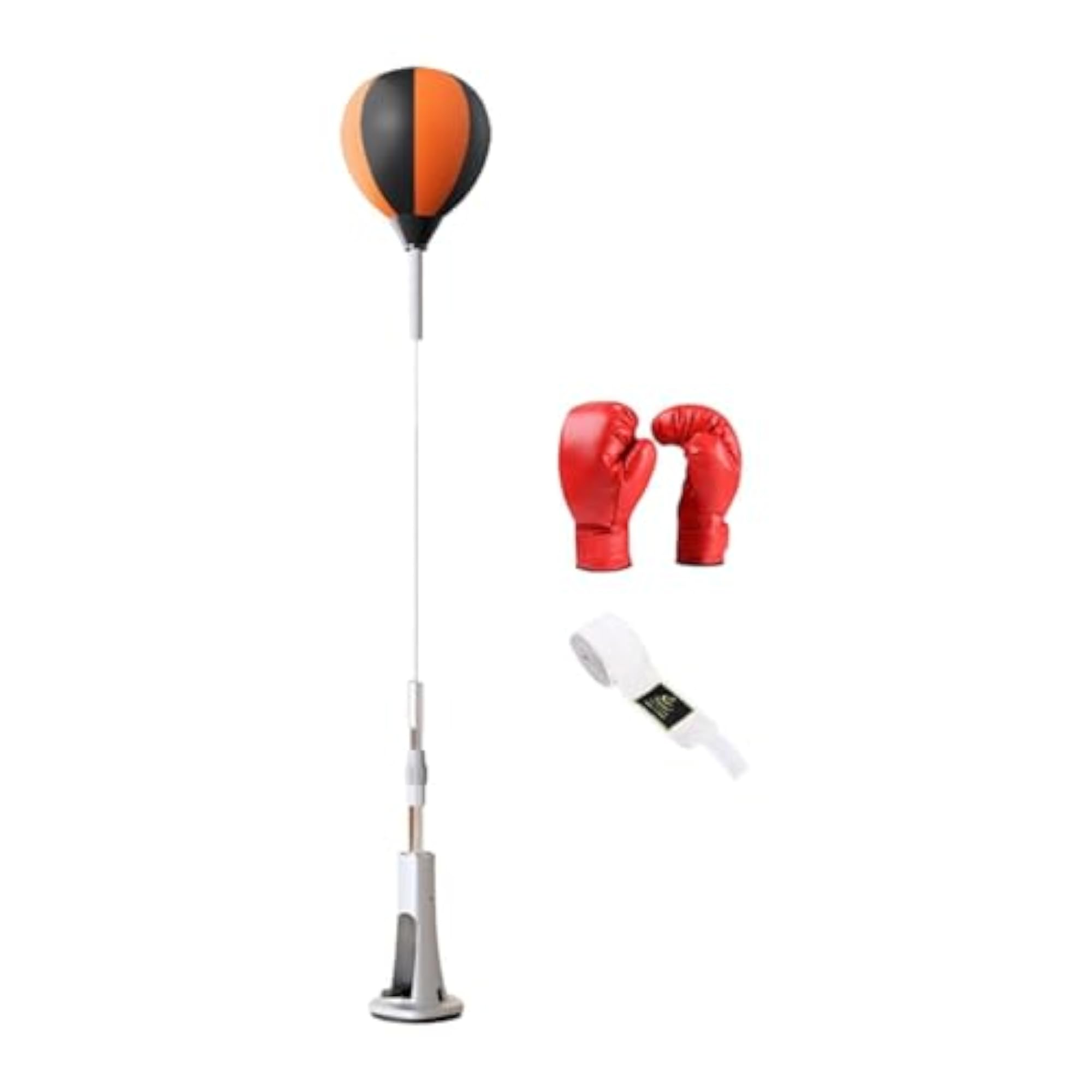 Boxing Reaction Ball Punch Practice with Stand