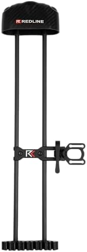 REDLINE Carbon Quiver, Soft-Touch Rubber Arrow Insert eliminates Noise, Multiple Sizes (3 and 6 Arrow)