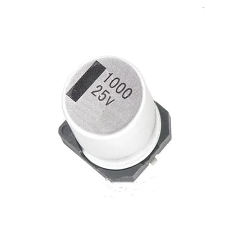 Condensateur 1000uF 25V SMD à faible impédance, filtrage stable pour alimentation, 50 pièces