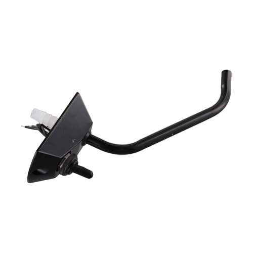Interrupteur de robinet 12V noir rotatif à 360° avec coque étanche silicone - 2