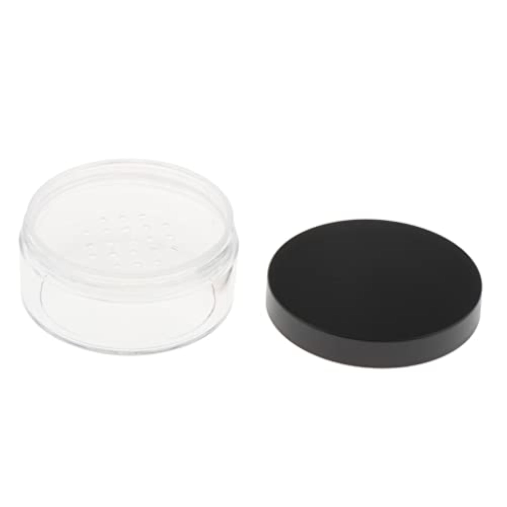 3 Lot Empty Loose Powder Case for Blush, 50g Black