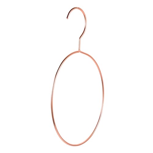 SOLUSTRE Stainless Steel Round Tie Hanger for Scarves and Belts Space Saving Closet Organizer with Smooth Finish for Home Use Stylish Design