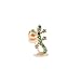 Fashion 1 Pc Green Zircon Animal Tragus Piercing Stud Earrings Helix Piercing Cartilage Earrings for Women Jewelry