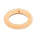 Made in USA - Organic Maple Wood Teether Ring 3", Treated with Organic Vegan Wax, Handcrafted (1 Ring)