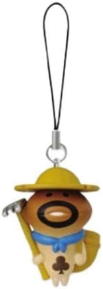 Bandai Gashapon Gacha Detective Nameko Cultivation Kit, Nameko Fufu Strap 5, Club Nameko, Single Item, ワンサイズ, ワンサイズ