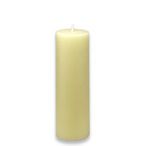 Zest Candle CPZ-168-24 2 x 6 in. Pale Ivory Pillar Candle -24pcs-Case- Bulk