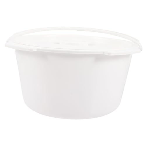 Vaguelly Orinal Portátil para Mayores con Tapa Aislante Cubo de Grueso y Resistente Práctico para Cama y Camping sin Bordes Afilados Fácil de Limpiar