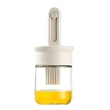 Uqezagpa Hitzebeständiger Silikon-Backpinsel, funktionaler Silikonpinsel für Hobbyköche zum Auftragen von Öl beim Backen