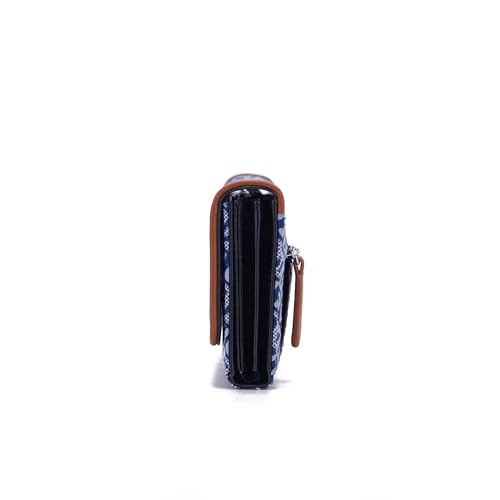 Image of Nautica Women's Perfect Carry-All Money Manager RFID Blocking Wallet Organizer, Navy
