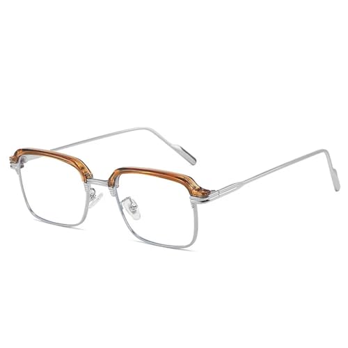 Lunettes de soleil rectangulaires en métal doré : l'élégance vintage UV400