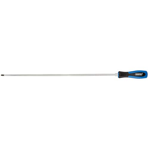 Draper 40783 Pound Thru Cross Slot Screwdriver, 450 mm Blade Length, Blue, No.2 x 450mm